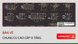Bản vẽ chung cư cao cấp 12 tầng