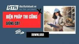 Biện pháp thi công Giếng cát