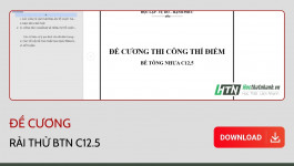 Đề cương rải thử BTN C12.5