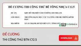Đề công thi công thử BTN C12.5