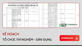 Kế hoạch tổ chức thí nghiệm - Dân dụng