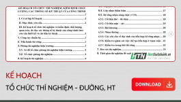 Kế hoạch tổ chức thí nghiệm - Đường, Hạ tầng