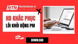 Hướng dẫn khắc phục lỗi khi khởi động của phần mềm Lập và quản lý hồ sơ chất lượng XDA