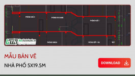 Nhà phố 5x19.5m