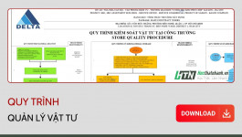 Quy trình quản lý vật tư