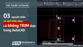 03 nguyên nhân và cách khắc phục lỗi không TRIM được trong CAD