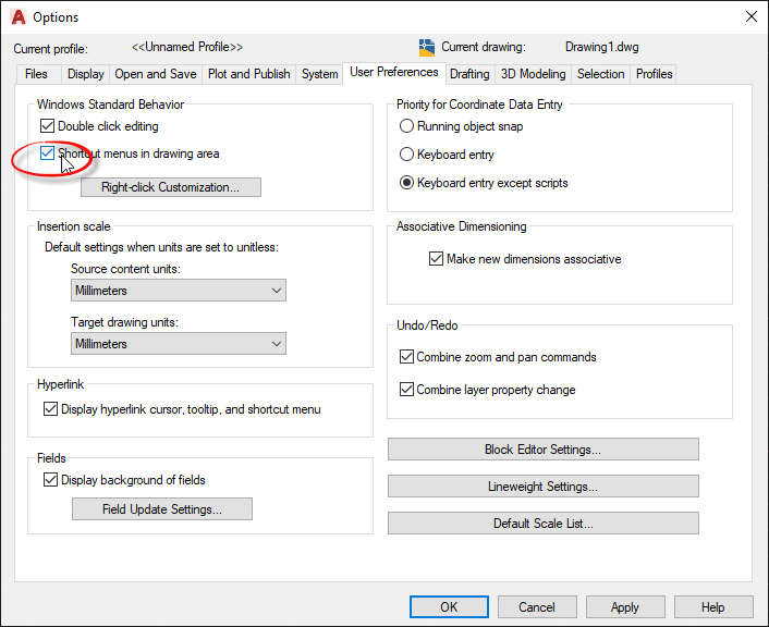 Chắc hẳn bạn đã từng đau đầu với lỗi trong menu chuột phải khi sử dụng AutoCAD. Hãy xem hình để khắc phục lỗi này một cách nhanh chóng và dễ dàng.