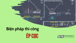 [BPTC] - Bản vẽ biện pháp thi công ép cọc bê tông đúc sẵn