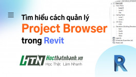 Tìm hiểu cách quản lý Project Browser trong Revit