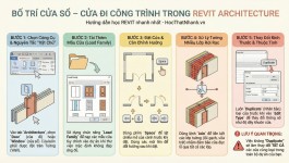 Hướng dẫn cách tạo cửa sổ và cửa đi trong Revit nhanh chóng