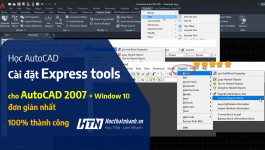 Cách cài đặt Express Tools cho AutoCAD đơn giản nhất 100% thành công