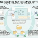 Hướng dẫn tạo sheet trong Revit và dàn trang bản vẽ chi tiết nhất