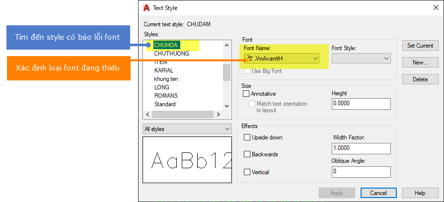 Sửa lỗi font chữ trong AutoCAD không còn là vấn đề gì khó khăn với AutoCAD