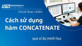 Hàm nối chuỗi trong excel - CONCATENATE