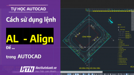 Cách dùng lệnh AL (Align) trong CAD qua ví dụ đơn giản