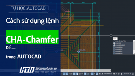 Cách dùng lệnh Chamfer trong AutoCAD qua hình ảnh