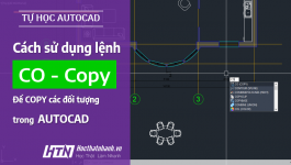 Lệnh Copy trong AutoCAD đơn giản, dễ hiểu