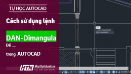 Cách đo góc trong AutoCAD với lệnh DAN