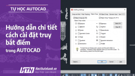 Hướng dẫn cách bắt điểm trong CAD nhanh và chuẩn