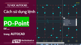 Hướng dẫn cách sử dụng lệnh PO để tạo một điểm trong bản vẽ AutoCAD