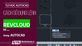 02 Cách vẽ đám mây trong CAD nhanh chóng với lệnh REVCLOUD
