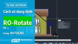 Cách sử dụng lệnh xoay trong CAD - Lệnh RO qua hình ảnh minh họa