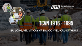 TCVN 1916 : 1995 BU LÔNG, VÍT, VÍT CẤY VÀ ĐAI ỐC - YÊU CẦU KĨ THUẬT