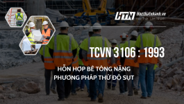 TCVN 3106 : 1993 HỖN HỢP BÊ TÔNG NẶNG - PHƯƠNG PHÁP THỬ ĐỘ SỤT
