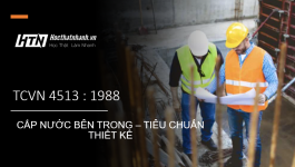 TCVN 4513 : 1988 CẤP NƯỚC BÊN TRONG – TIÊU CHUẨN THIẾT KẾ