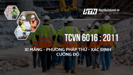 TCVN 6016 : 2011- ISO 679:2009 XI MĂNG - PHƯƠNG PHÁP THỬ - XÁC ĐỊNH CƯỜNG ĐỘ