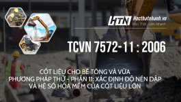 TCVN 7572-11 : 2006 CỐT LIỆU CHO BÊ TÔNG VÀ VỮA - PHƯƠNG PHÁP THỬ - PHẦN 11
