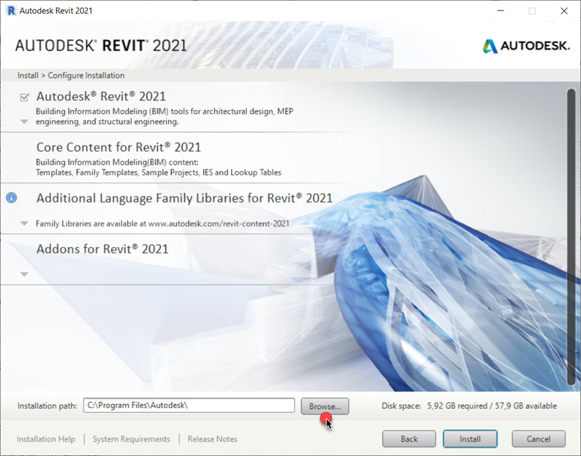 Hướng dẫn cài đặt revit 2021 - Bước 3