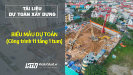 [Tài liệu] Mẫu dự toán công trình 11 tầng 1 tum, Tòa CT3 - Khu đô thị mới Tây Hồ Tây