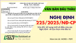 Nghị định số 225/2025/NĐ-CP sửa đổi bổ sung các Nghị định về Lựa chọn nhà đầu tư