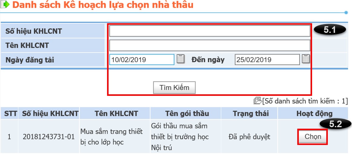 Đăng tải thông báo mời thầu và phát hành E-HSMT - ảnh 3