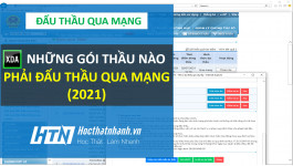Những gói thầu nào phải đấu thầu mạng?