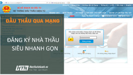 Đăng ký nhà Tài khoản Nhà thầu, Bên mời thầu Hệ thống mạng đấu thầu Quốc gia siêu nhanh & gọn