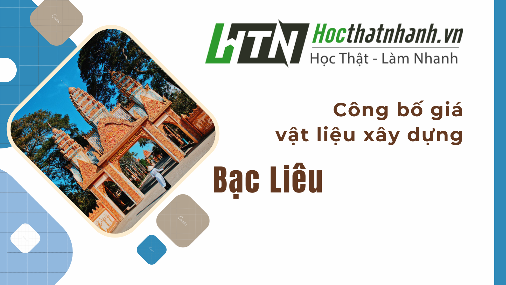 Công bố giá vật liệu xây dựng Bạc Liêu [Mới nhất]