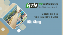 Công bố giá vật liệu xây dựng Hậu Giang [Mới nhất]
