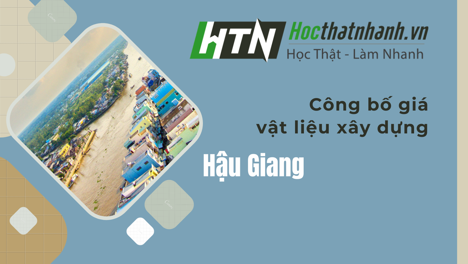 Công bố giá vật liệu xây dựng Hậu Giang [Mới nhất]