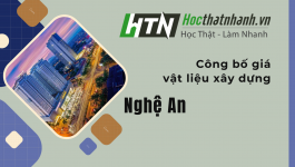 Công bố giá vật liệu xây dựng Nghệ An [Mới nhất]