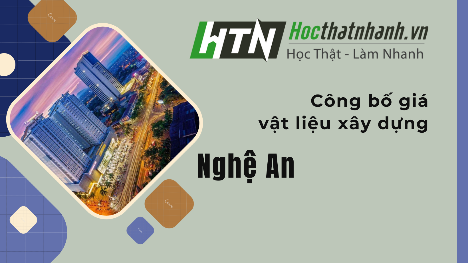 Công bố giá vật liệu xây dựng Nghệ An [Mới nhất]