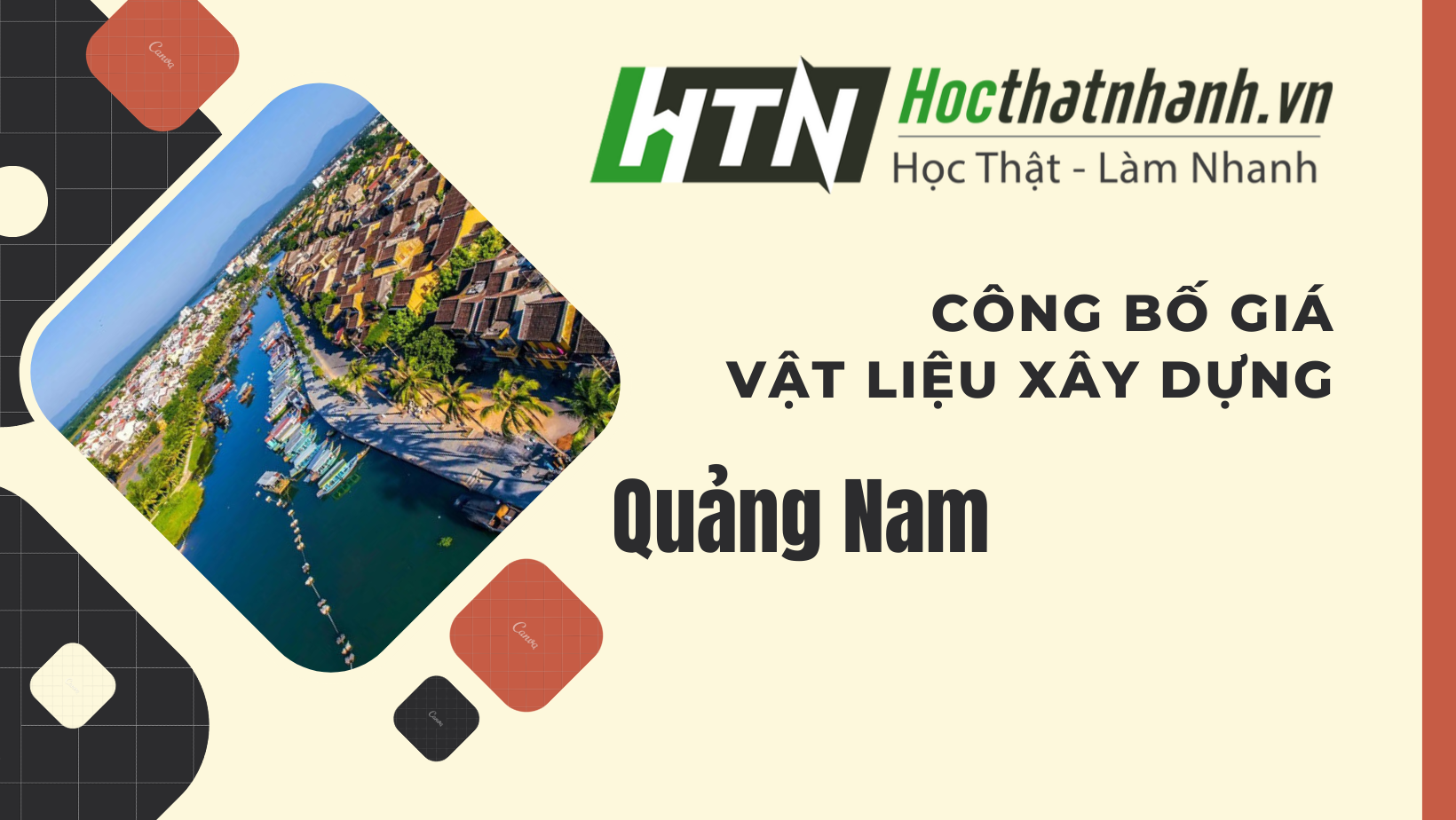 Công bố giá vật liệu xây dựng Quảng Nam [Mới nhất]