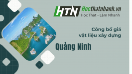 Công bố giá vật liệu xây dựng Quảng Ninh [Mới nhất]