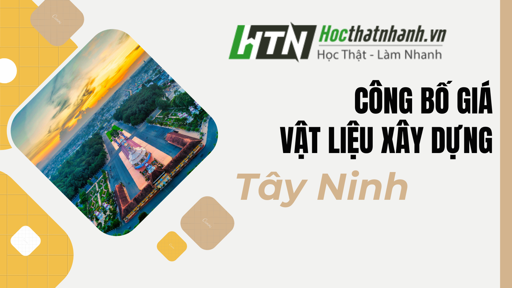 Công bố giá vật liệu xây dựng Tây Ninh [Mới nhất]