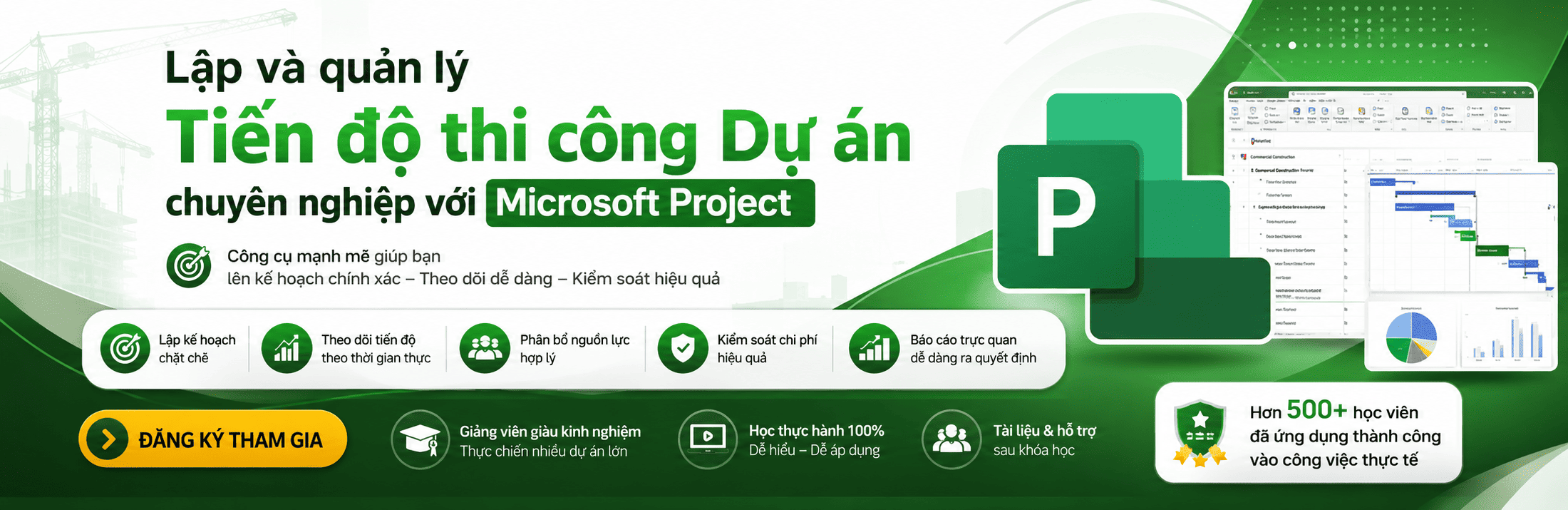Khóa học MS Project từ cơ bản tới nâng cao