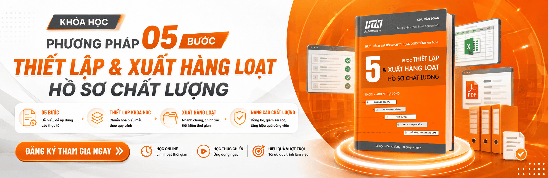 Phương pháp 05 bước thiết lập và xuất hàng loạt Hồ sơ chất lượng