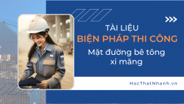 Biện pháp thi công mặt đường bê tông xi măng